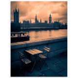 Aluminium Print sunset London