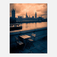 Aluminium Print sunset London